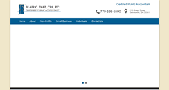 Desktop Screenshot of blairdiazcpa.com